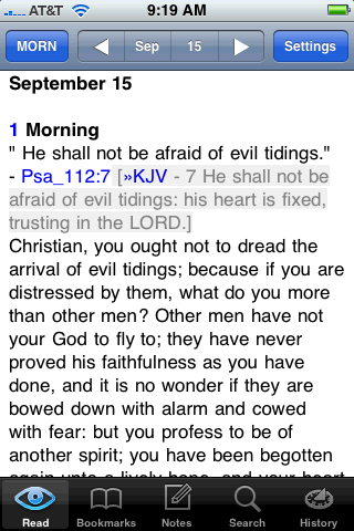 Spurgeon Morning & Evening