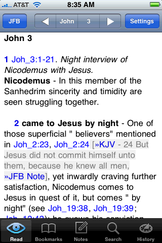 JFB Commentary